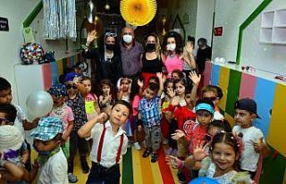 Kreş öğrencileri gönüllerince eğlendi