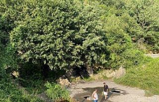 Kükürtlü su yoğun ilgi gördü