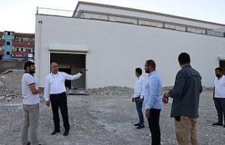 Kültür evi ve soğuk hava deposunda sona gelindi
