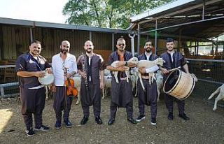 Kurban Bayramı öncesi kuzularına sıra gecesi yaptı