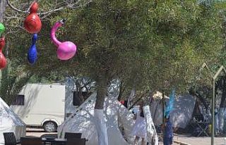 Kurban Bayramı tatilinde kamp alanları doldu