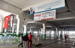 Kurban kesim alanı hizmete hazır