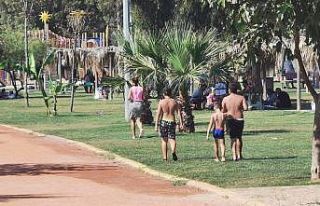 Kuşadası Adagöl mesire alanı yoğun ilgi görüyor