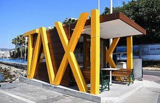 Kuşadası’nda taksi duraklarına modern dokunuş