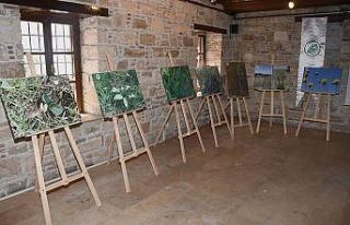 Kuşadası’nın tülüşahı İbramaki Sanat Galerisi’nde...