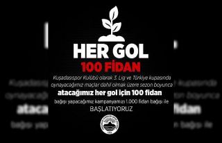Kuşadasıspor her gole 100 fidan bağışlayacak