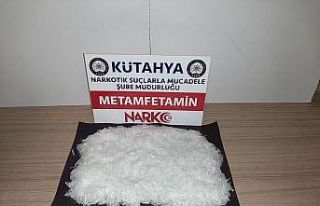 Kütahya’da bir araçta 500 gram metamfetamin ele...