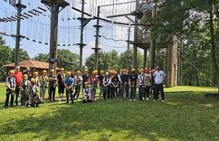 Macera Park 300 kişilik öğrenci grubunu ağırladı