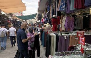 Mahmutpaşa esnafı bayram öncesi eski yoğunluğunu...