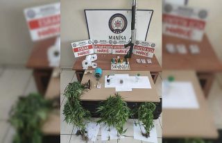 Manisa’da uyuşturucu operasyonu: 18 gözaltı