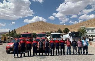 Mardin’den yangına müdahale için Manavgat’a...