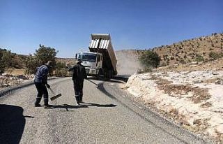 Mardin’in dört bir yanında yol çalışmaları...