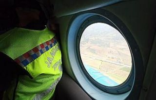 Marmara’nın trafiğine helikopterli denetim