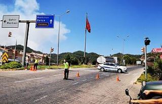 Marmaris Datça yolu kapandı
