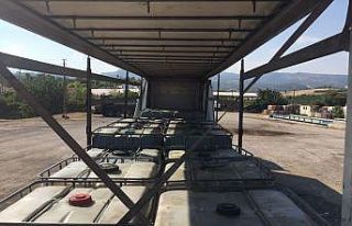 Mersin’de 24 bin litre gümrük kaçağı motorin...