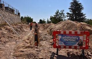 MESKİ, Gözne Mahallesi 1. etap kanalizasyon çalışmalarına...