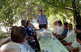 Milletvekili Tutdere Gölbaşı ilçesinde köylüleri...