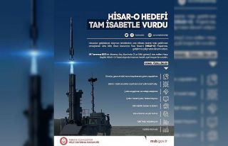 Milli Savunma Bakanlığı: "Orta İrtifa Hava...