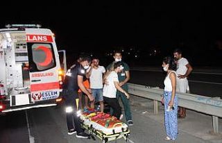 Motosiklete çarpıp kaçtı kısa süre sonra teslim...