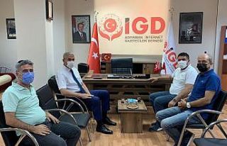 Müdür Ergüder, Başkan Akbilek ile bir araya geldi