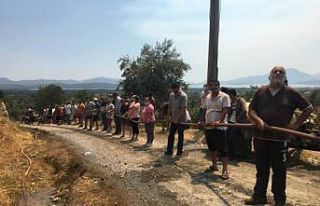 Muğla’da alevler yeniden yükselmeye başladı,...