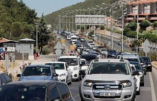 Muğla’nın turistik ilçelerine 333 bin araç girişi...
