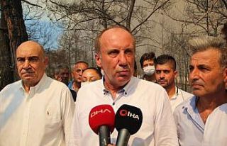 Muharrem İnce, Antalya’da yangın bölgesinde