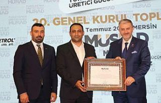 MÜSİAD’tan Başkan Yılmaz’a fidan sertifikası