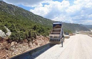 Naldöken yolunda genişletme çalışması