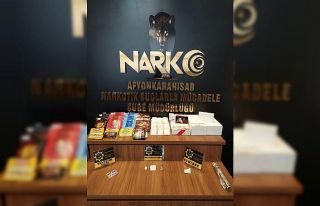 Narkotik polisinden uyuşturucu ve kaçak makaron...