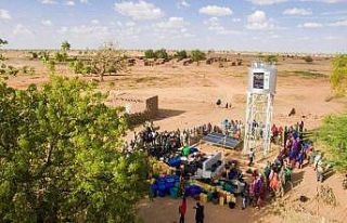 Nijer’in başkenti Niamey’de su kuyusu açıldı