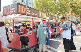 Öğrencilerden trenle Çınarcık turu