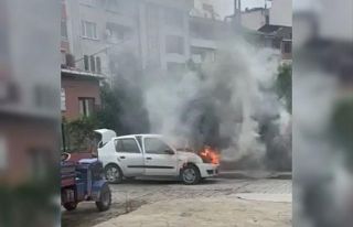 Ordu’da araç yangını