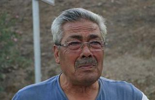 Orman yangınında evini kaybeden adamın gözyaşları...