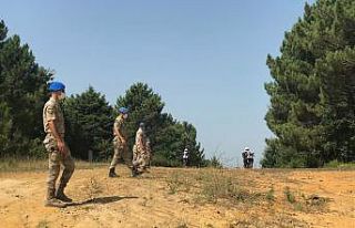 Ormanlara giriş yasağı sonrası jandarmadan denetim