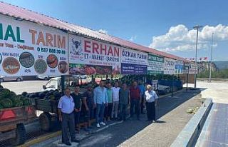 Osmaneli’nde karpuz hasadı