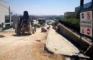 Osmangazi’de cadde ve sokaklar yenileniyor