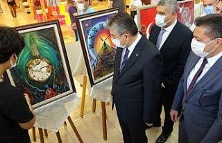 Osmaniye’de “15 Temmuz” resim sergisi açıldı