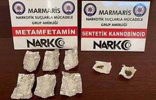 Otogarda uyuşturucu ile yakalandı