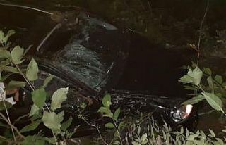 Otomobili uçuruma yuvarlanmaktan su borusu kurtardı:...