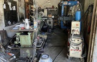 (Özel) Bayram günü torna atölyesinde bu kadarına...