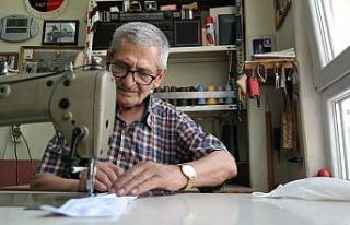 (ÖZEL) Dikiş makinesi başında geçen 60 yıl
