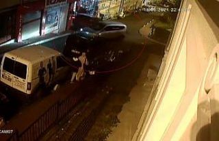 (ÖZEL) Fatih’te iki aracın çarpıştığı kaza...