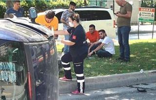 (Özel) İstanbul’da feci kaza: Burnu bile kanamadan...