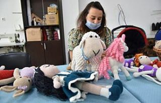 (Özel) Kadınlar yaptığı organik bebekler ile...