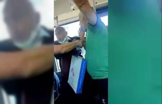 (ÖZEL) Metrobüste ilginç maske tartışması