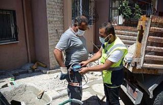 Pamukkale Belediyesi personeline iş hijyeni ölçümü...