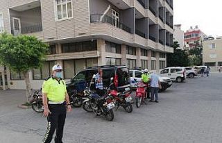 Payas’ta motosiklet denetimi