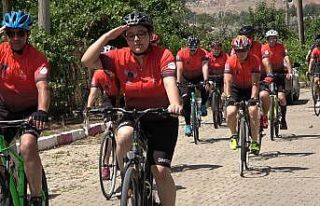 Pedallar 15 Temmuz şehidi Ömer Halisdemir için...