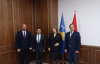 Prof. Dr. Türkyılmaz, Bakan Hajdari ile görüştü